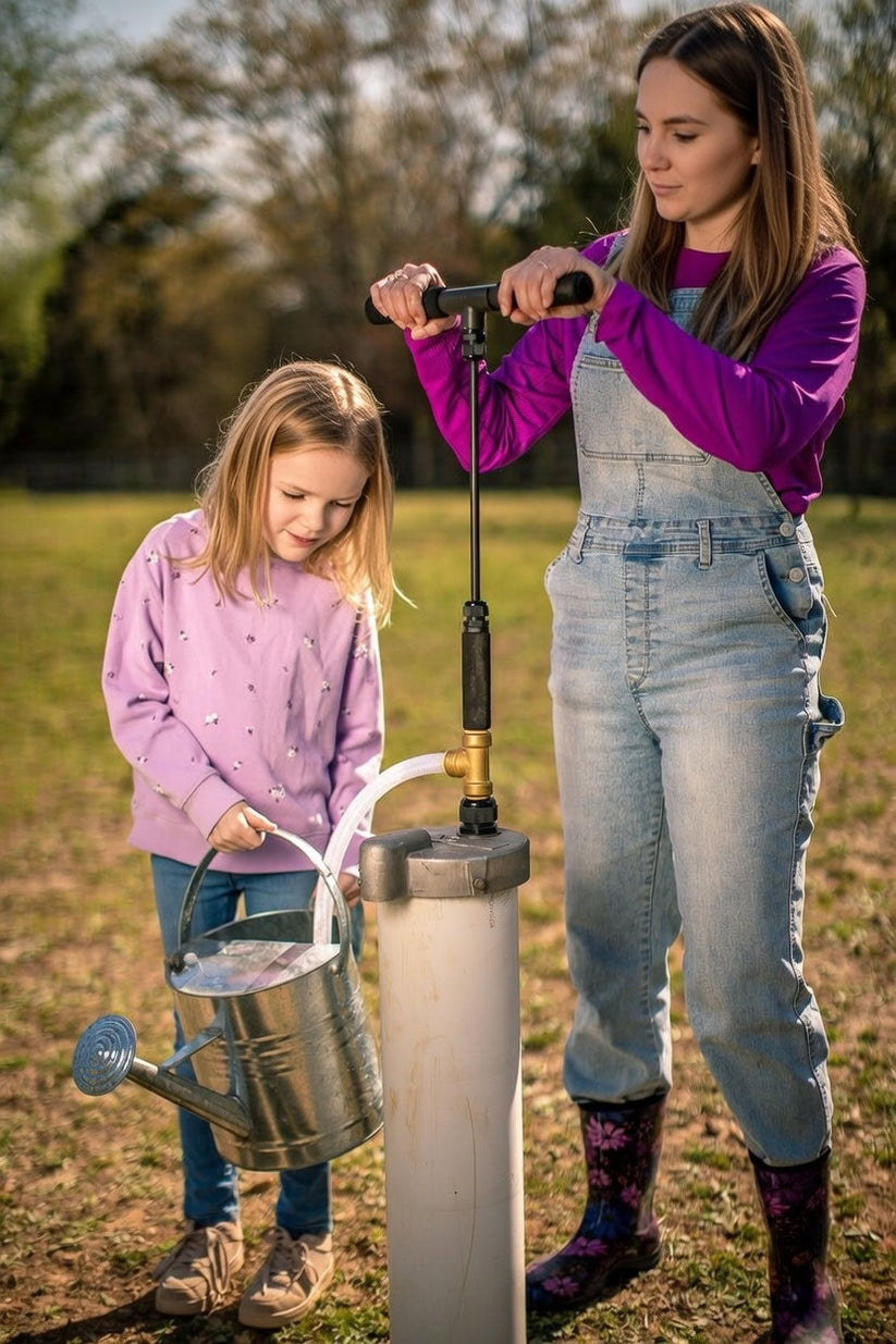 Flojak Ready Hand Water Pump for Well Water Access During Emergencies