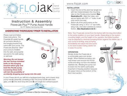 PowerJak™ Double Grip Extension Handle